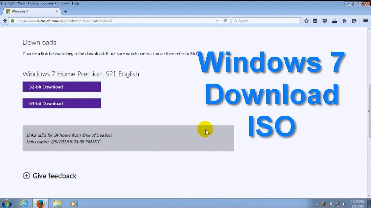 windows 7 iso image for mac free download full version